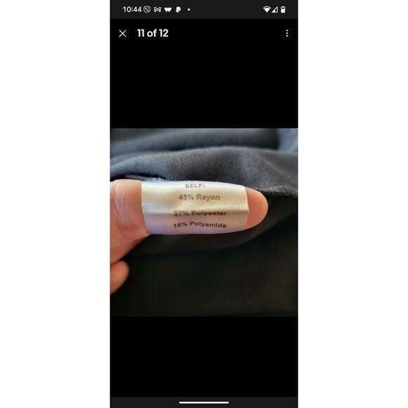 Choosy Crosby St. Dress Plunging Neckline Tie Waist Dress in Black Size 4 NWT - Picture 5 of 5